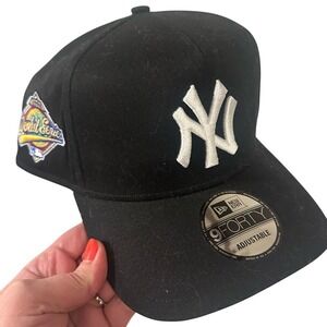 New Era 9Forty‎ Black New York Yankees 1996 World Series Baseball Cap OSFM